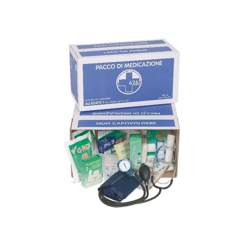 PSV PACCO REINTEGRO PER PRONTRO SOCCORSO - DM N.388 ALLEGATO 1 SENZA SFIGMO (3 O PIU' DIPENDENTI)