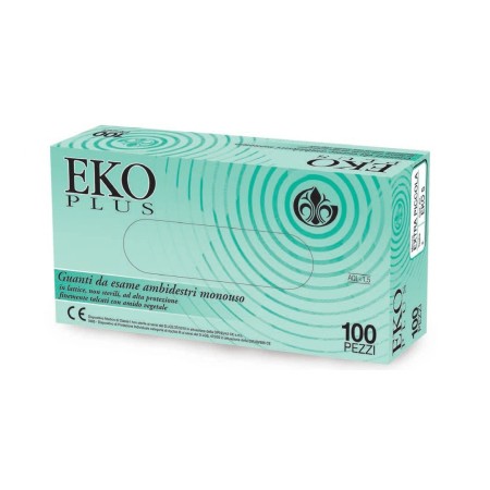 GARDENING GUANTI IN LATTICE CON POLVERE EKO PLUS 5,7GR (CONF. 100 GUANTI)