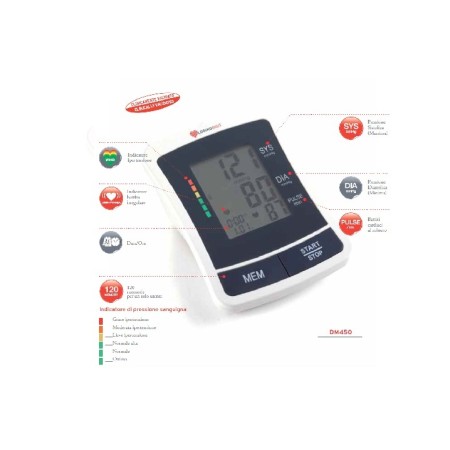 MORETTI SFIGMOMANOMETRO AUTOMATICO DIGITALE DA TAVOLO - DISPLAY 4.8P