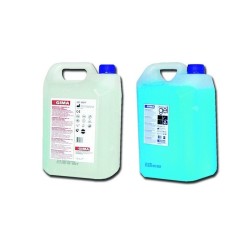 GIMA GEL PER ULTRASUONI 5 LT IN TANICA BLU O TRASPARENTE + FLACONE VUOTO DA 250 ML