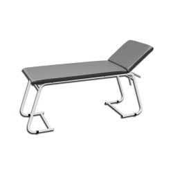 GIMA LETTINO DA VISITA MEDICA IN ACCIAIO VERNICIATO GRIGIO O VERDE - 100 KG