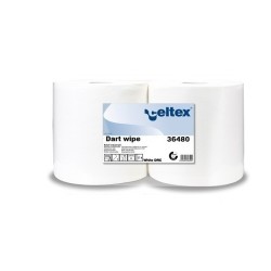 CELTEX ASCIUGAMANO DART WIPEA ROTOLO DA 800 STRAPPI PURA CELLULOSA (CONF. 2 ROTOLI)