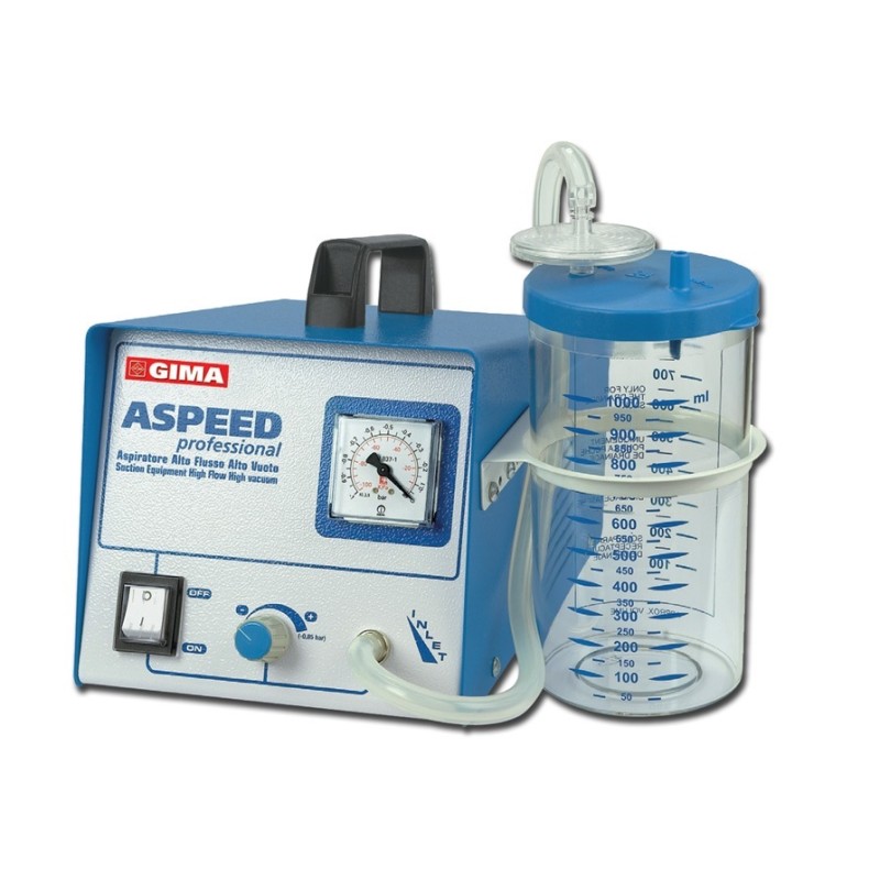 GIMA ASPIRATORE CHIRURGICO ASPEED - 230 V - POMPA SINGOLA - SPEDIZIONE GRATUITA