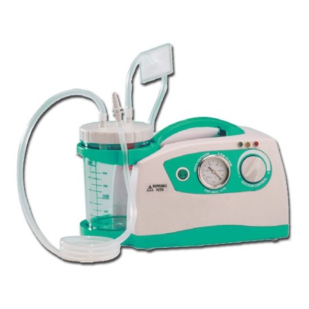 GIMA ASPIRATORE CHIRURGICO SUPER VEGA A BATTERIA - SCOCCA IN PLASTICA - 16 L/MIN
