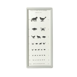 MORETTI TAVOLA OTTOMETRICA NON LUMINOSA - BAMBINI - 5M - CON CORNICE DI ALLUMINIO