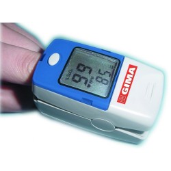 GIMA SATURIMETRO A DITO  OXY-5 - CON INDICE DI PERFUSIONE E ALLARMI