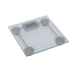 GIMA BILANCIA DA TERRA DIGITALE IN VETRO TRASPARENTE