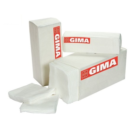 GIMA COMPRESSA DI GARZA TAGLIATA 7,5X7,5CM IN COTONE - (CONF. 1.000 PZ.)
