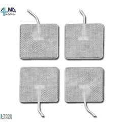 I-TECH ELETTRODI PREGELLATI 40X40MM CON CAVO PER I-TECH - TENS (CONF. 4 PZ.)