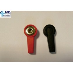 I-TECH ADATTATORI CLIP 4MM NERO O ROSSO PER I-TECH - TENS (CONF.10 PZ.)
