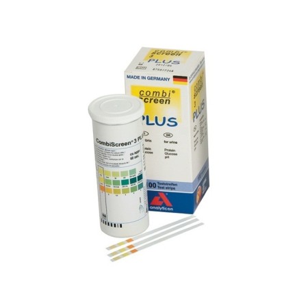 ANALYTICON STRISCE URINE COMBI SCREEN 3PLUS 3 PARAMETRI VISUAL (100 STRISCE)