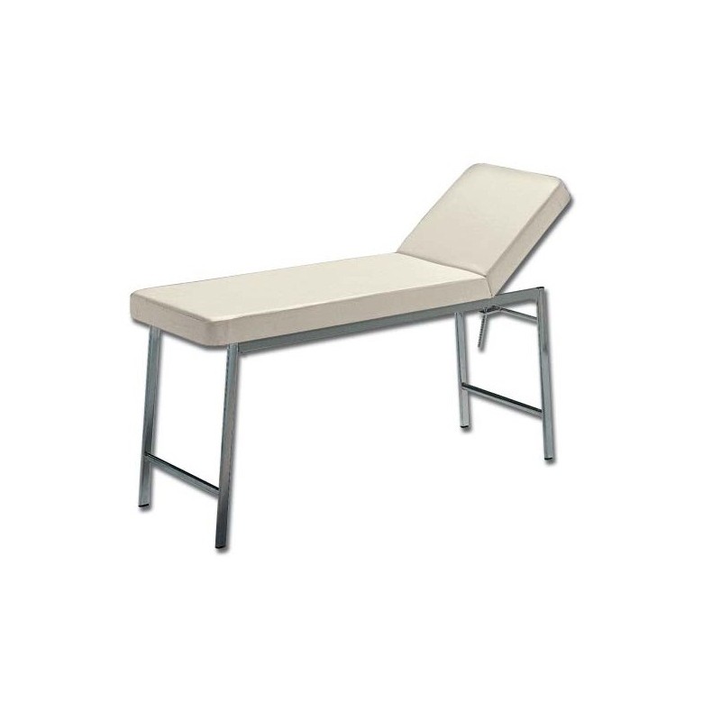 GIMA LETTINO DA VISITA A 1 SNODO CROMATO 100KG - BEIGE O ALBICOCCA