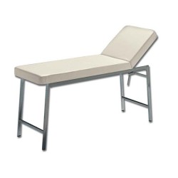 GIMA LETTINO DA VISITA A 1 SNODO CROMATO 100KG - BEIGE O ALBICOCCA