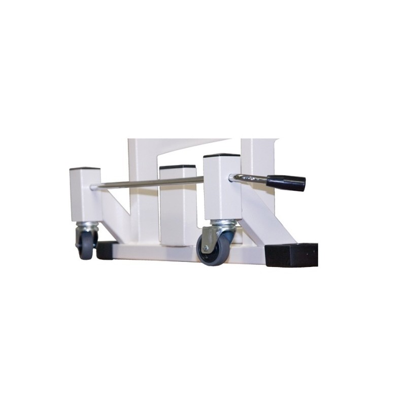 FISIOTECH RUOTE PER LETTINI DOPPIA LEVA - QUATTRO RUOTE - SPEDIZIONE GRATUITA