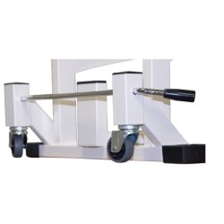 FISIOTECH RUOTE PER LETTINI DOPPIA LEVA - QUATTRO RUOTE - SPEDIZIONE GRATUITA