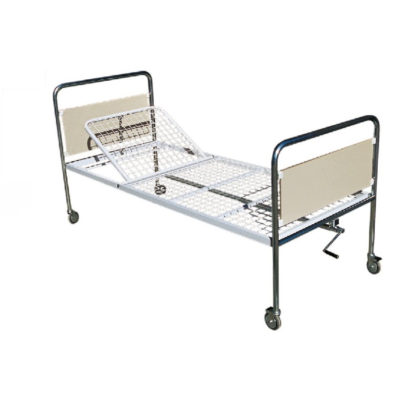 GIMA LETTO ARTICOLATO AD 1 SNODO CON RUOTE DA 100MM