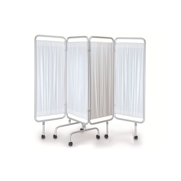 MORETTI PARAVENTO 4 ANTE 212X170H IN ALLUMINIO ANODIZZATO CON RUOTE