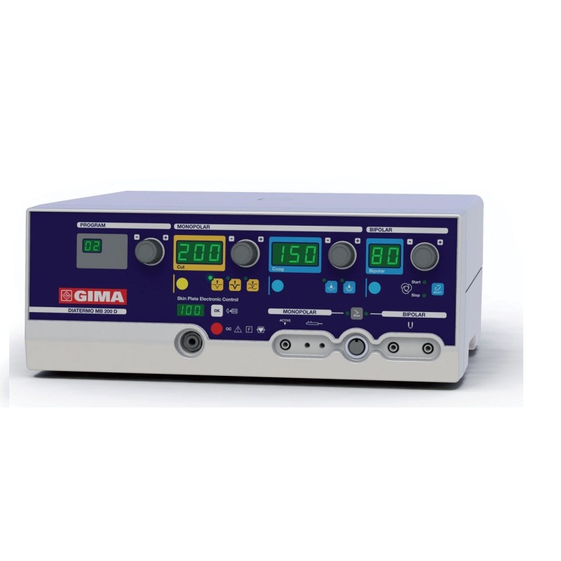 GIMA ELETTROBISTURI DIATERMOCOAGULATORE DIATERMO MB200D MONO/BIPOLARE - 200W