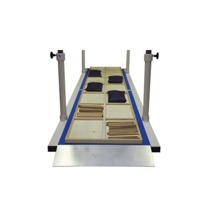 FISIOTECH TELAIO PER PARALLELA IN LEGNO VERNICIATO - CON DIVISORI