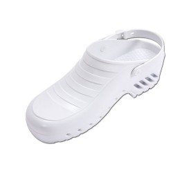 GIMA ZOCCOLI PROFESSIONALI - CON CINTURINO SENZA FORI - BIANCHI - VARIE MISURE - 1 PAIO