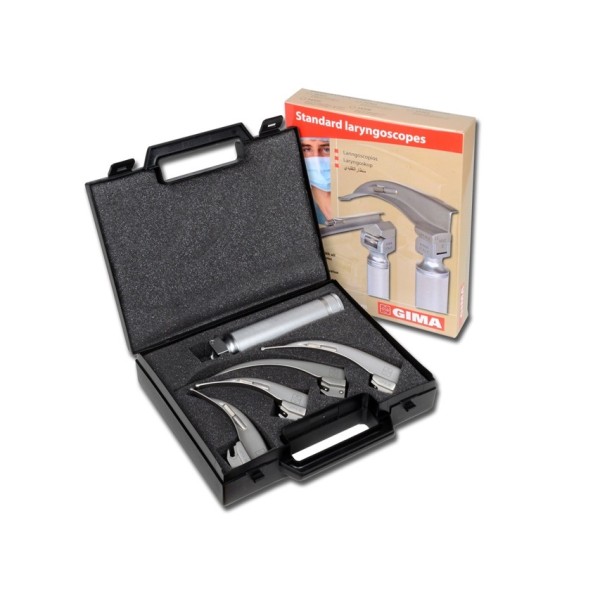 GIMA LARINGOSCOPIO SET 4 LAME: LAME MC-INTOSH 1-2-3-4