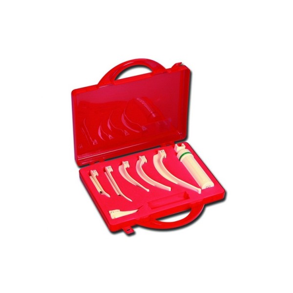 GIMA SET LARINGOSCOPIO - MANICO IN PLASTICA CON 6 LAME MONOUSO