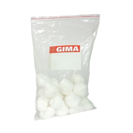 GIMA TAMPONI DI GARZA IN PURO COTONE IDROFILIO MISURE DIVERSE (CONF. 1000 PZ.)