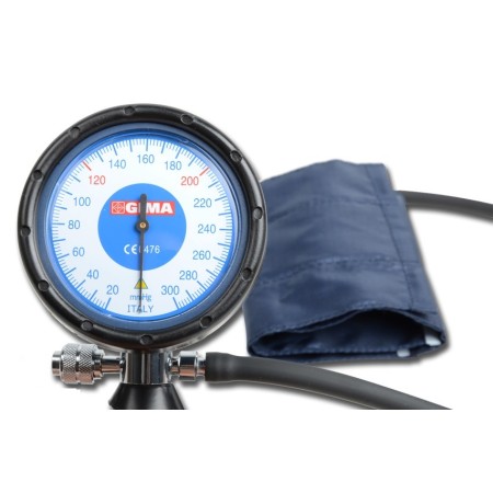 GIMA SFIGMOMANOMETRO ROMA - ADULTI - 1 TUBO - BRACCIALE BLU