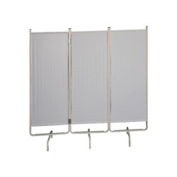 FISIOTECH PARAVENTO A 3 ANTE IN ACCIAIO - 195X185 - SPEDIZIONE GRATUITA