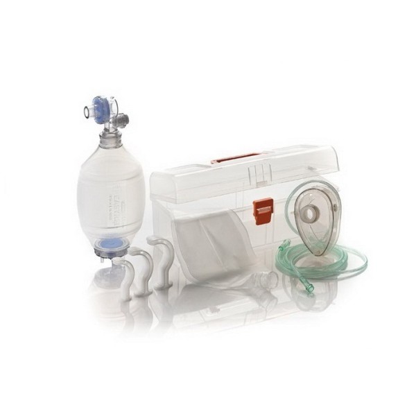 MORETTI KIT PER RIANIMAZIONE AUTOCLAVABILE CON PALLONE IN SILICONE - ADULTI/PEDIATRICO/NEONATALE