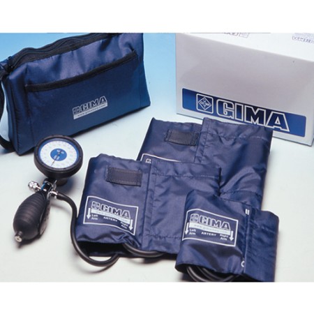 GIMA KIT ROMA SFIGMOMANOMETRO CON 3 BRACCIALI BLU