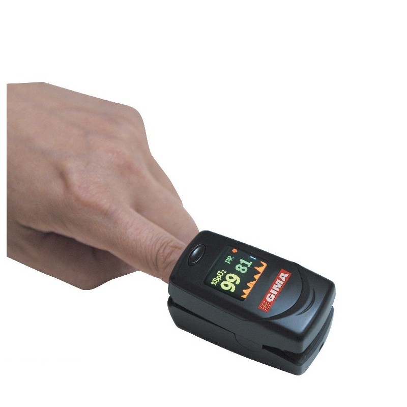 GIMA SATURIMETRO A DITO OXY-6 CON ALLARME