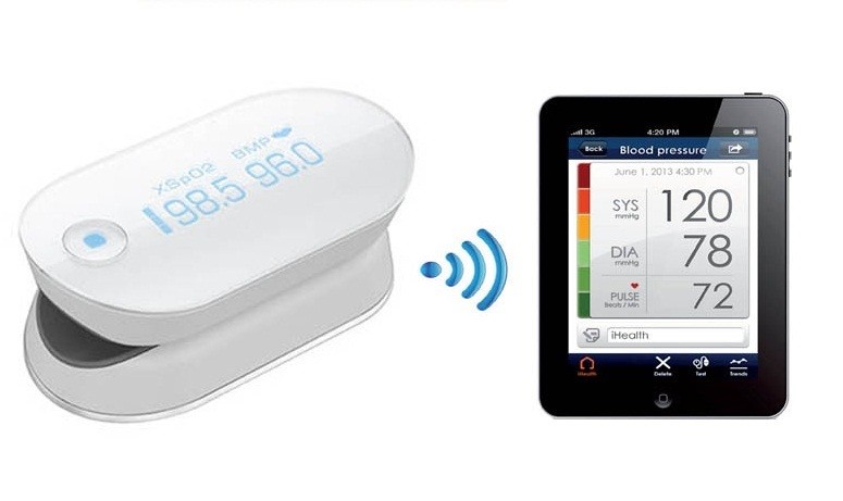 iHEALTH SATURIMETRO WIRELESS - CON POLIZZA SANITARIA RBM SALUTE