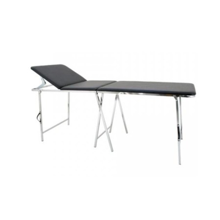 FISIOTECH LETTINO DA VISITA A VALIGIA - ACCIAIO CROMATO - 95 KG (ANTERO) - SPEDIZIONE GRATUITA
