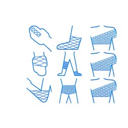 GIMA RETE TUBOLARE ELASTICA SURGIFIX (MISURE DIVERSE)