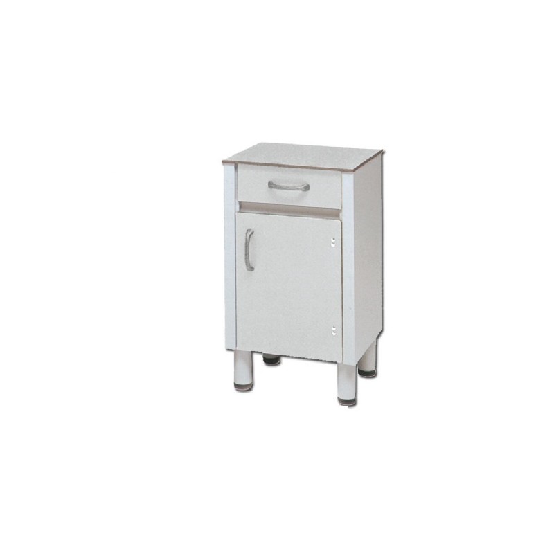 GIMA COMODINO CON PIEDINI E ANTA A SINISTRA