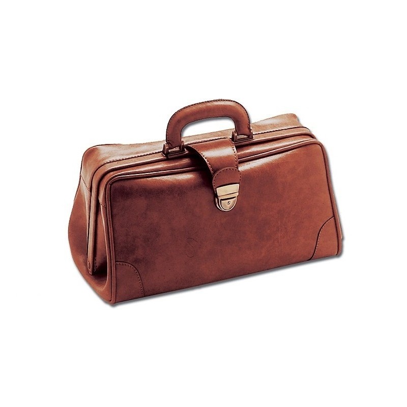 GIMA BORSA DA MEDICO USO PROFESSIONALE MODELLO INFERMIERA - IN SKAY -COGNAC