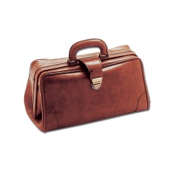 GIMA BORSA DA MEDICO USO PROFESSIONALE MODELLO INFERMIERA - IN SKAY -COGNAC