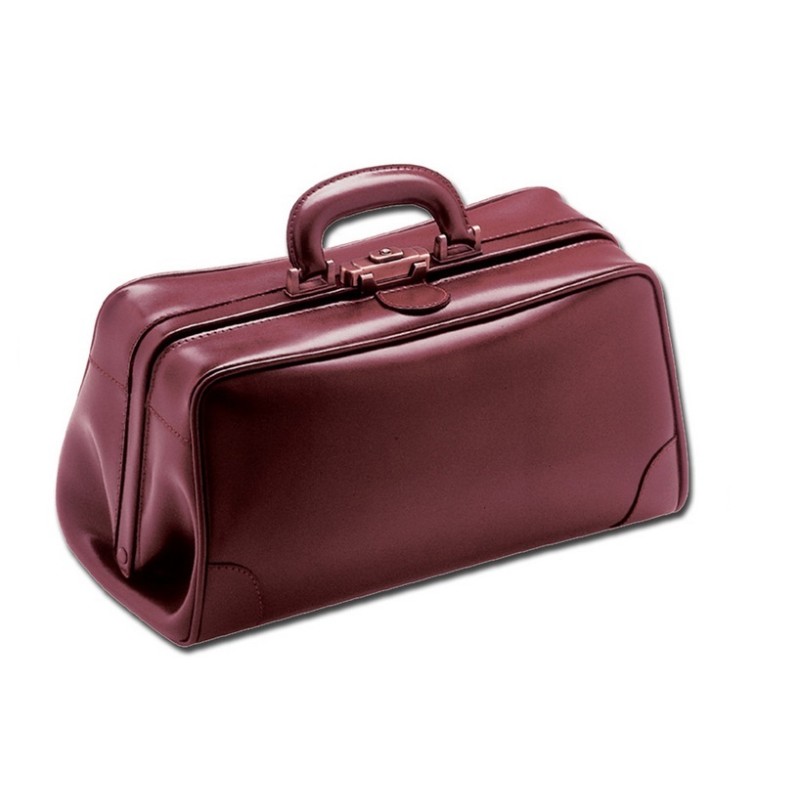 GIMA BORSA DA MEDICO USO PROFESSIONALE MODELLO AOSTA - IN PELLE - BORDEAUX