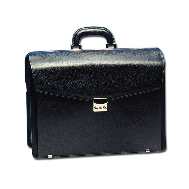 GIMA BORSA DA MEDICO USO PROFESSIONALE MODELLO DIPLOMATICO - IN PELLE - NERO