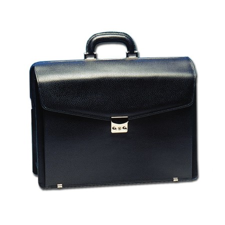 GIMA BORSA DA MEDICO USO PROFESSIONALE MODELLO DIPLOMATICO - IN PELLE - NERO