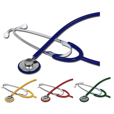 GIMA FONENDOSCOPIO TRADIZIONALE ULTRAPIATTO IN ALLUMINIO - (COLORI DIVERSI)