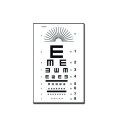 GIMA TAVOLA OPTOMETRICA TUMBLING E 28 x 56 - 6.1M