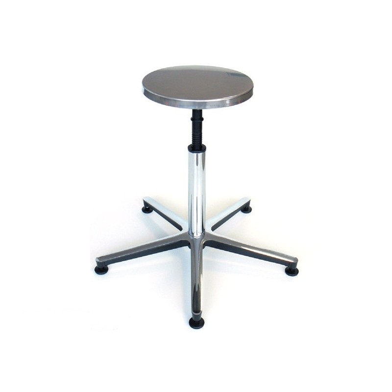 GIMA SGABELLO IN ALLUMINIO - BASE FISSA