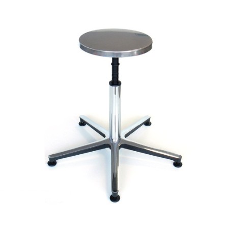 GIMA SGABELLO IN ALLUMINIO - BASE FISSA