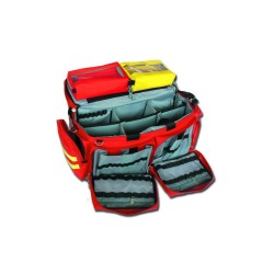 GIMA BORSA PER EMERGENZA - MODELLO SMART - GRANDE - CORDURA - ROSSA
