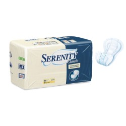 SERENITY PANNOLONE ANATOMICO PER INCONTINENZA CONSISTENTE - SERENITY SAGOMATO CLASSIC EXTRA - (CONF. 30 PZ.)