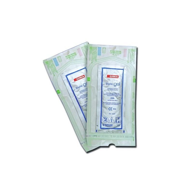 GIMA GEL PER ULTRASUONI TRASPARENTE - BUSTINA DA 20ML - STERILE - (CONF. 48 BUSTINE)