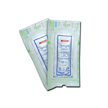 GIMA GEL PER ULTRASUONI TRASPARENTE - BUSTINA DA 20ML - STERILE - (CONF. 48 BUSTINE)