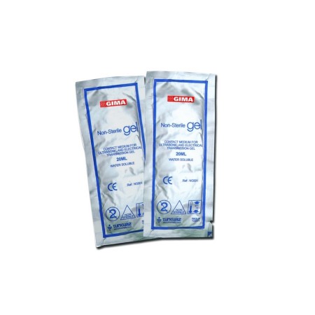 GIMA GEL PER ULTRASUONI TRASPARENTE - BUSTINA DA 20ML -NON STERILE - (CONF. 200 BUSTINE)